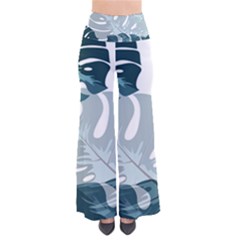 Monstera Leaves Background So Vintage Palazzo Pants