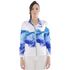 Blue Smoke Women s Windbreaker by goljakoff