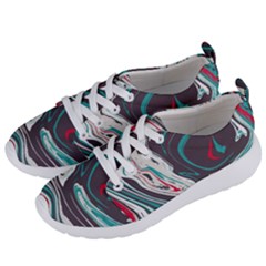 Vector Vivid Marble Pattern 1 Women s Lightweight Sports Shoes by goljakoff