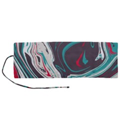 Vector Vivid Marble Pattern 1 Roll Up Canvas Pencil Holder (m) by goljakoff