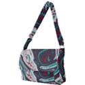 Vector Vivid Marble Pattern 1 Full Print Messenger Bag (L) View1