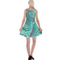 Green Vivid Marble Pattern 2 Reversible Velvet Sleeveless Dress View2