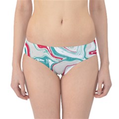 Vivid Marble Pattern Hipster Bikini Bottoms by goljakoff