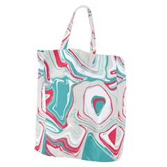 Vivid Marble Pattern Giant Grocery Tote by goljakoff