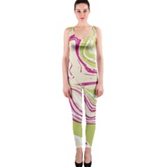 Vector Vivid Marble Pattern 6 One Piece Catsuit by goljakoff