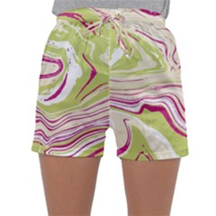 Vector Vivid Marble Pattern 6 Sleepwear Shorts by goljakoff