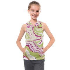 Vector Vivid Marble Pattern 6 Kids  Sleeveless Hoodie by goljakoff