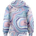 Rose and blue Vivid Marble Pattern 11 Kids  Zipper Hoodie Without Drawstring View2