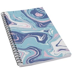 Blue Vivid Marble Pattern 12 5 5  X 8 5  Notebook by goljakoff