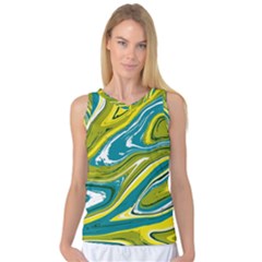 Vector Vivid Marble Pattern 13 Women s Basketball Tank Top by goljakoff