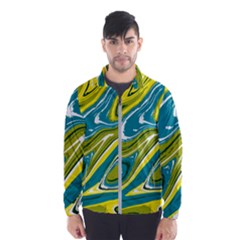 Vector Vivid Marble Pattern 13 Men s Windbreaker by goljakoff