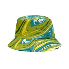 Vector Vivid Marble Pattern 13 Inside Out Bucket Hat by goljakoff