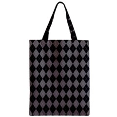 Black Diamonds Zipper Classic Tote Bag