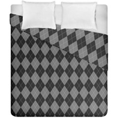 Black Diamonds Duvet Cover Double Side (california King Size)