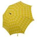 Yellow Diamonds Hook Handle Umbrella (Small) View2