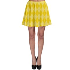 Yellow Diamonds Skater Skirt