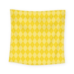 Yellow Diamonds Square Tapestry (small)