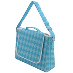 Baby Blue Design Box Up Messenger Bag by ArtsyWishy