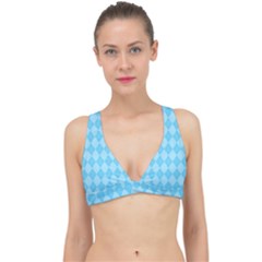 Baby Blue Design Classic Banded Bikini Top