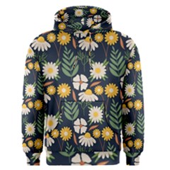 Flower Grey Pattern Floral Men s Core Hoodie