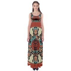 Grateful-dead-pacific-northwest-cover Empire Waist Maxi Dress by Sapixe