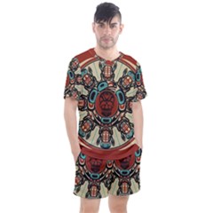 Grateful-dead-pacific-northwest-cover Men s Mesh Tee And Shorts Set