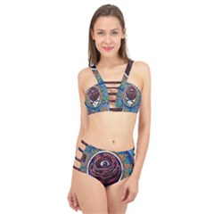 Grateful-dead-ahead-of-their-time Cage Up Bikini Set by Sapixe