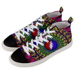 Grateful Dead Men s Mid-top Canvas Sneakers by Sapixe