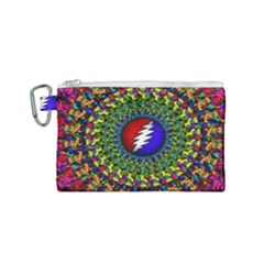 Grateful Dead Canvas Cosmetic Bag (small) by Sapixe