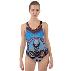 Grateful Dead Wallpapers Cut-out Back One Piece Swimsuit