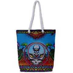 Grateful Dead Wallpapers Full Print Rope Handle Tote (small) by Sapixe