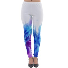 Abstract smoke Lightweight Velour Leggings