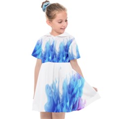 Abstract smoke Kids  Sailor Dress