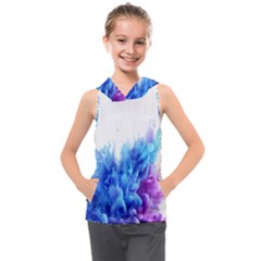 Abstract smoke Kids  Sleeveless Hoodie