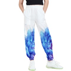 Abstract smoke Kids  Elastic Waist Pants