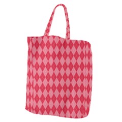 Red Diamonds Giant Grocery Tote by ArtsyWishy