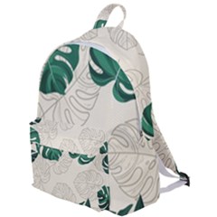 Green Monstera Leaf Illustrations The Plain Backpack by HermanTelo