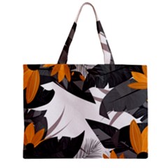 Natural Palm Plant Zipper Mini Tote Bag by Mariart