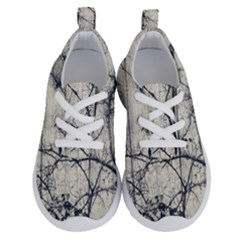 Black And White Botanical Motif Artwork 2 Running Shoes by dflcprintsclothing