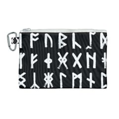 The Anglo Saxon Futhorc Collected Inverted Canvas Cosmetic Bag (large)