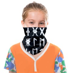 The Anglo Saxon Futhorc Collected Inverted Face Covering Bandana (kids) by WetdryvacsLair