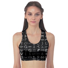 Hobo Signs Collected Inverted Sports Bra by WetdryvacsLair