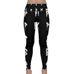 Elder Futhark Rune Set Collected Inverted Lightweight Velour Classic Yoga Leggings by WetdryvacsLair