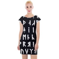 Complete Dalecarlian Rune Set Inverted Cap Sleeve Bodycon Dress by WetdryvacsLair