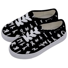 Complete Dalecarlian Rune Set Inverted Kids  Classic Low Top Sneakers by WetdryvacsLair