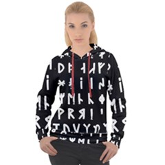 Complete Dalecarlian Rune Set Inverted Women s Overhead Hoodie by WetdryvacsLair