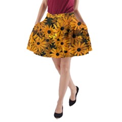 Rudbeckias  A-line Pocket Skirt by Sobalvarro