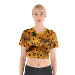 Rudbeckias  Cotton Crop Top by Sobalvarro