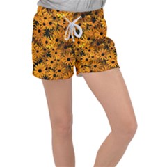 Rudbeckias  Velour Lounge Shorts by Sobalvarro