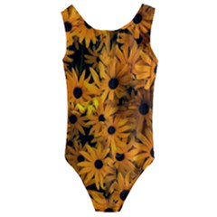 Rudbeckias  Kids  Cut-out Back One Piece Swimsuit by Sobalvarro